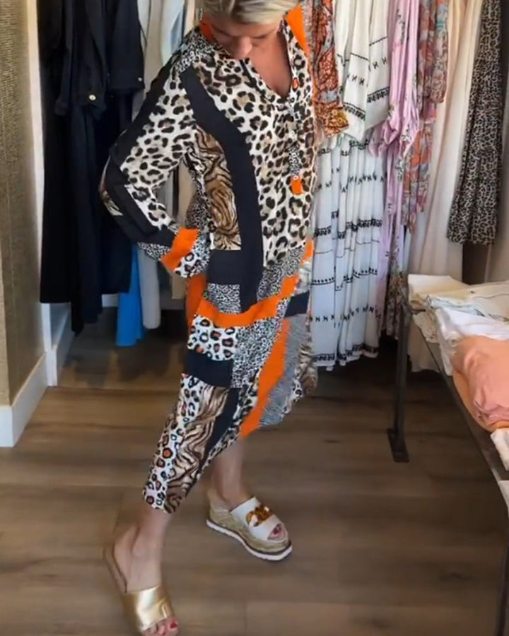 Levoire | Robe Avec Motif Léopard