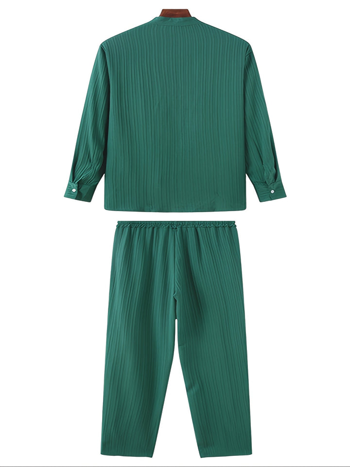 Levoire | T-Shirt À Manches Longues Unicolore Et Pantalons De Survêtement