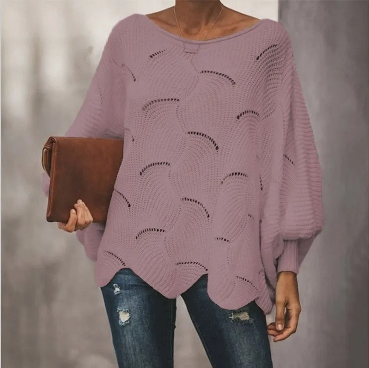 Levoire | Pull Long À Manches Crochet Lilla