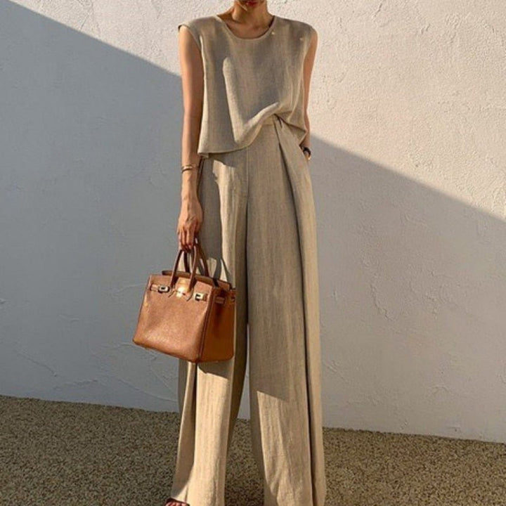 Levoire | Ensemble Lin Sans Manches O Col A