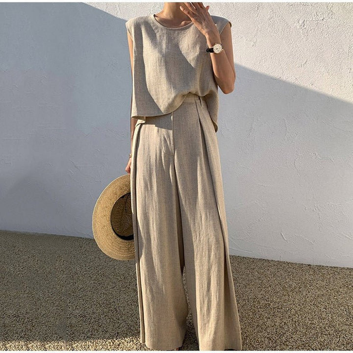 Levoire | Ensemble Lin Sans Manches O Col A