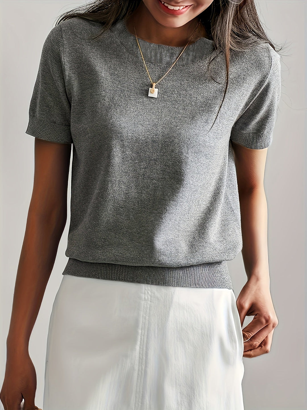 Levoire | Chemise style sweatshirt Gris