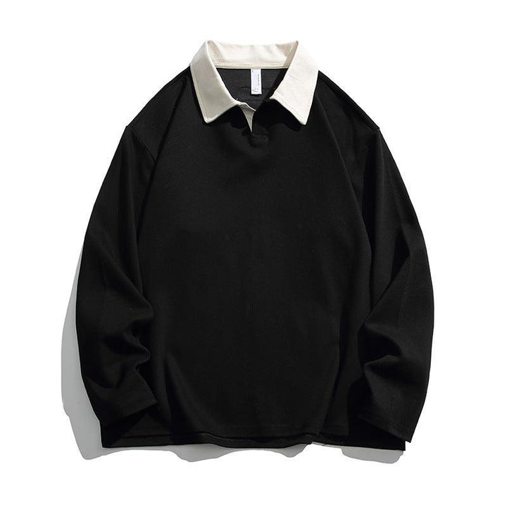 Levoire | Pull En Twill Matt Schwarz