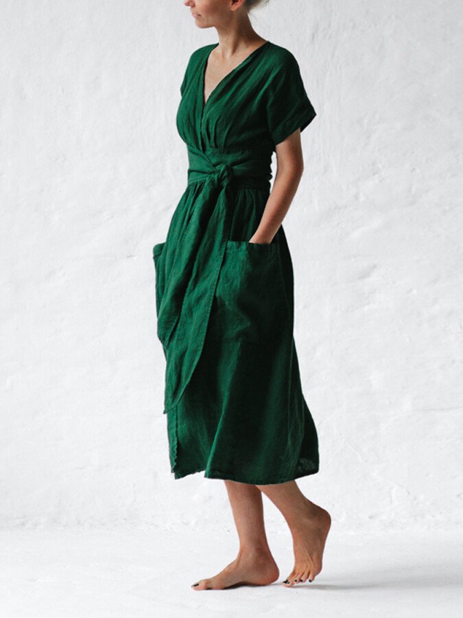 Levoire | Robe En Lin Fluide