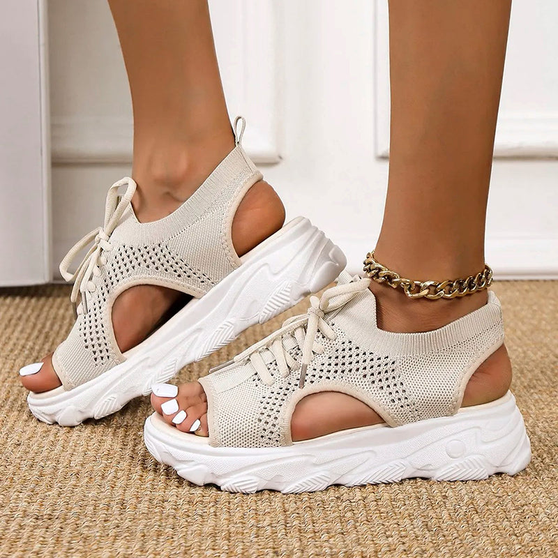 Levoire | Sandales à talons hauts transparents Beige