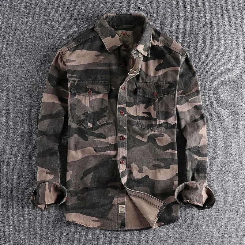 Levoire | T-shirt à manches longues Camouflage