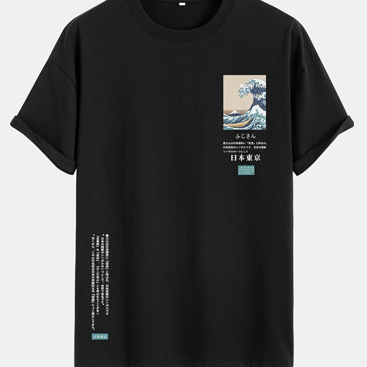 Levoire | T-Shirt 100% Coton Avec Impression Marine