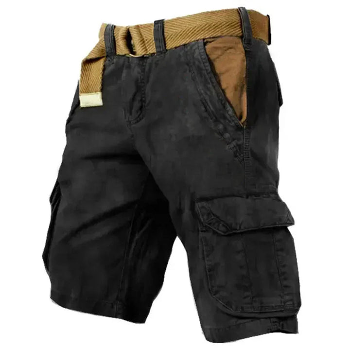 Levoire | Shorts Pour Hommes Shorts D'Été Confortables Avec Ceinture Extensible Dans De Nombreuses Couleurs Noir