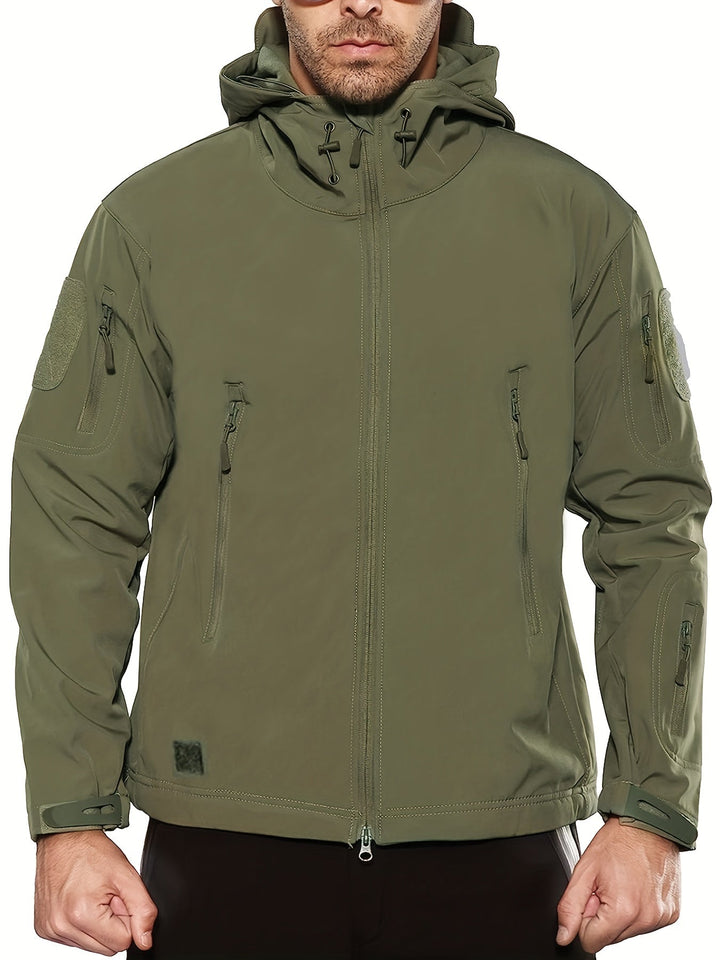 Levoire | Veste Imperméable Pour Homme Avec Capuche Et Poches Zippées