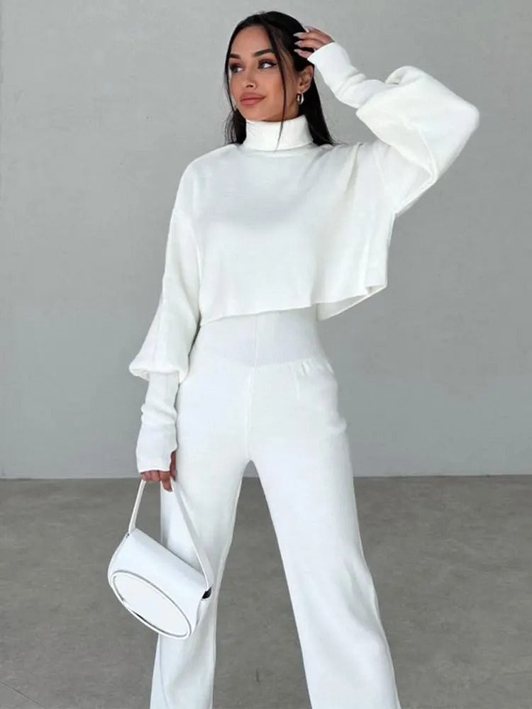 Levoire | Ensemble Deux Pièces Pull Col Roulé Femme