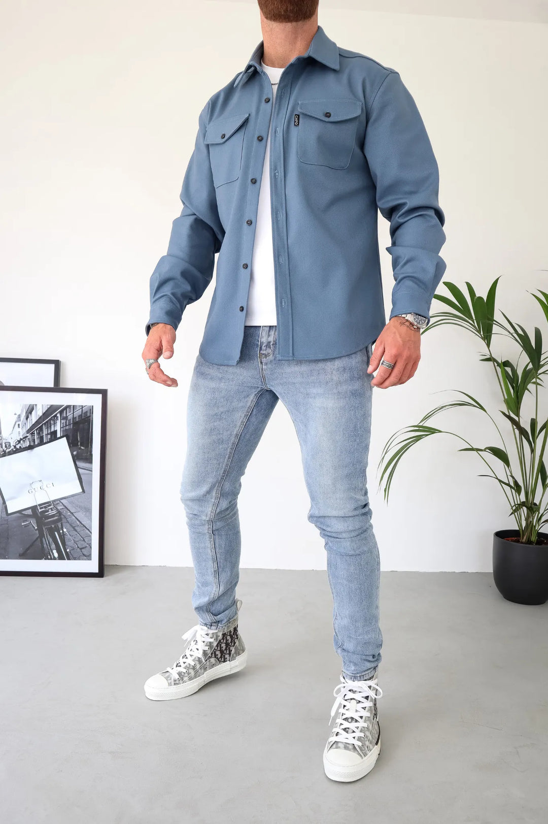 Levoire | Veste Moderne Pour Homme Bleu