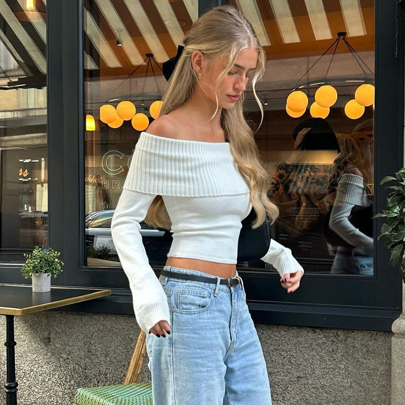 Levoire | Haut À Manches Longues Off-Shoulder