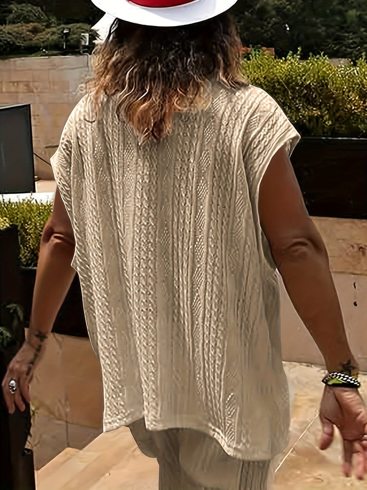Levoire | Top Sans Bretelles Tendance Col En V Uni