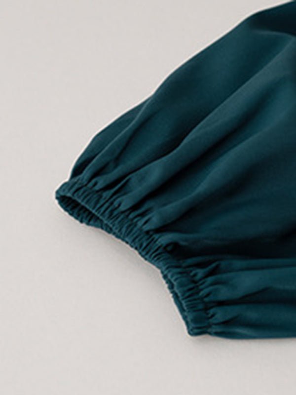 Levoire | Robe élégante et stylée avec des volants et décolleté en V
