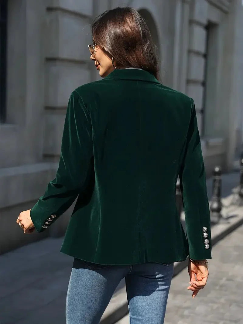 Levoire | Blazer En Velours Élégant Pour Femmes