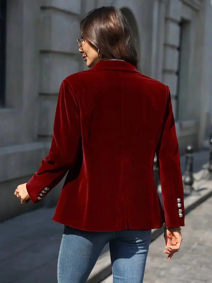 Levoire | Blazer En Velours Élégant Pour Femmes