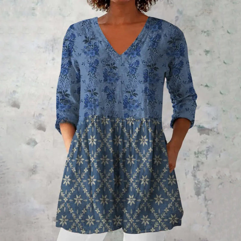 Levoire | Blouse Vintage À Imprimé Floral