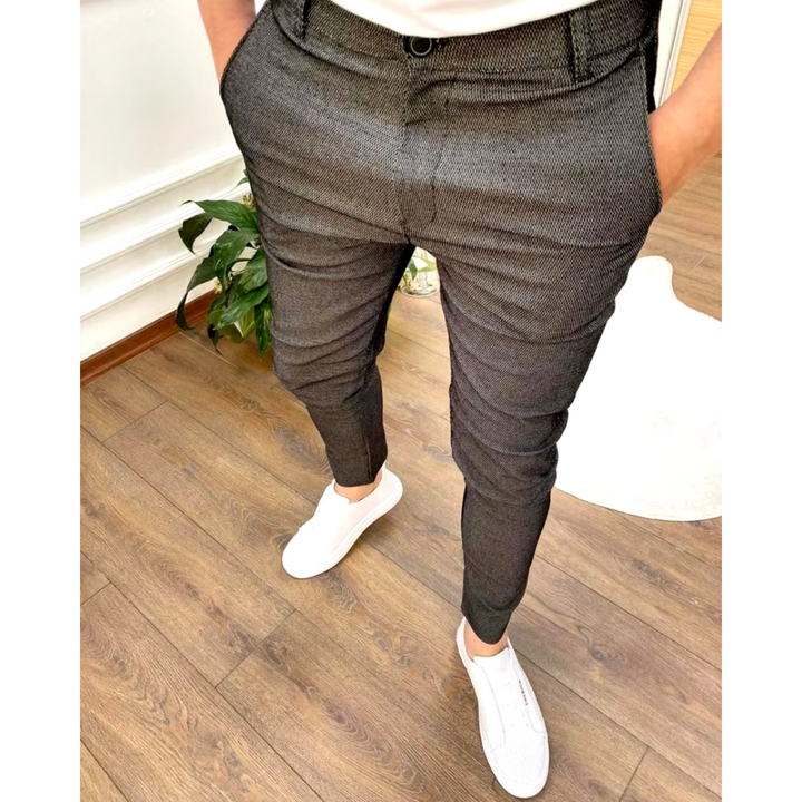 Levoire | Pantalon De Bureau Homme Pantalon En Tissu Polyvalent Pour Le Bureau Et La Vie Quotidienne Gris foncé