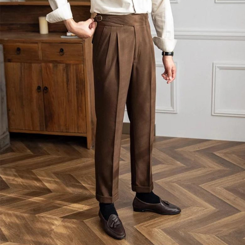 Levoire | Pantalon Homme Avec Un Grand Confort De Port Pantalon En Tissu Élégant Pour Le Quotidien Et Le Bureau