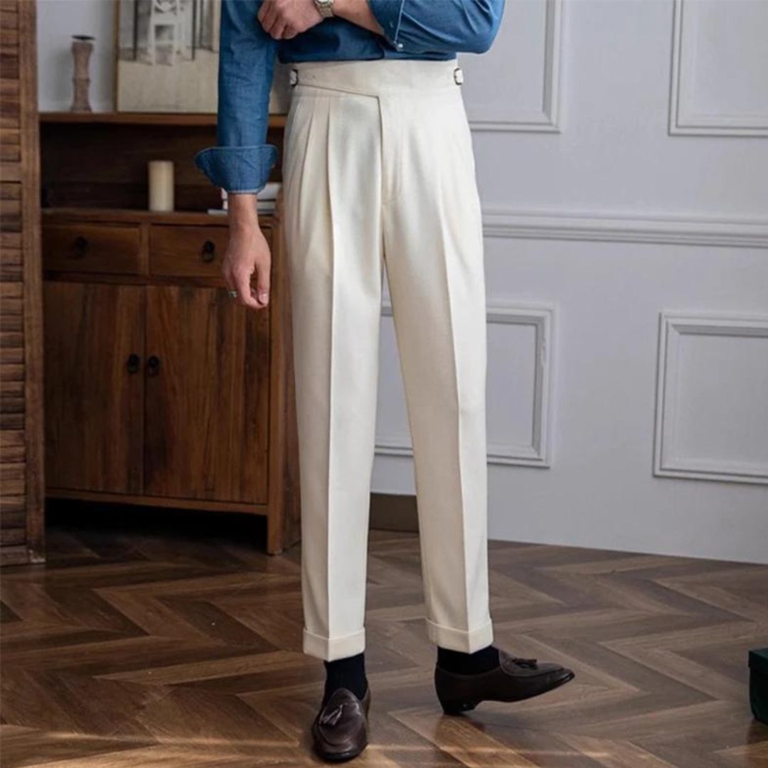 Levoire | Pantalon Homme Avec Un Grand Confort De Port Pantalon En Tissu Élégant Pour Le Quotidien Et Le Bureau
