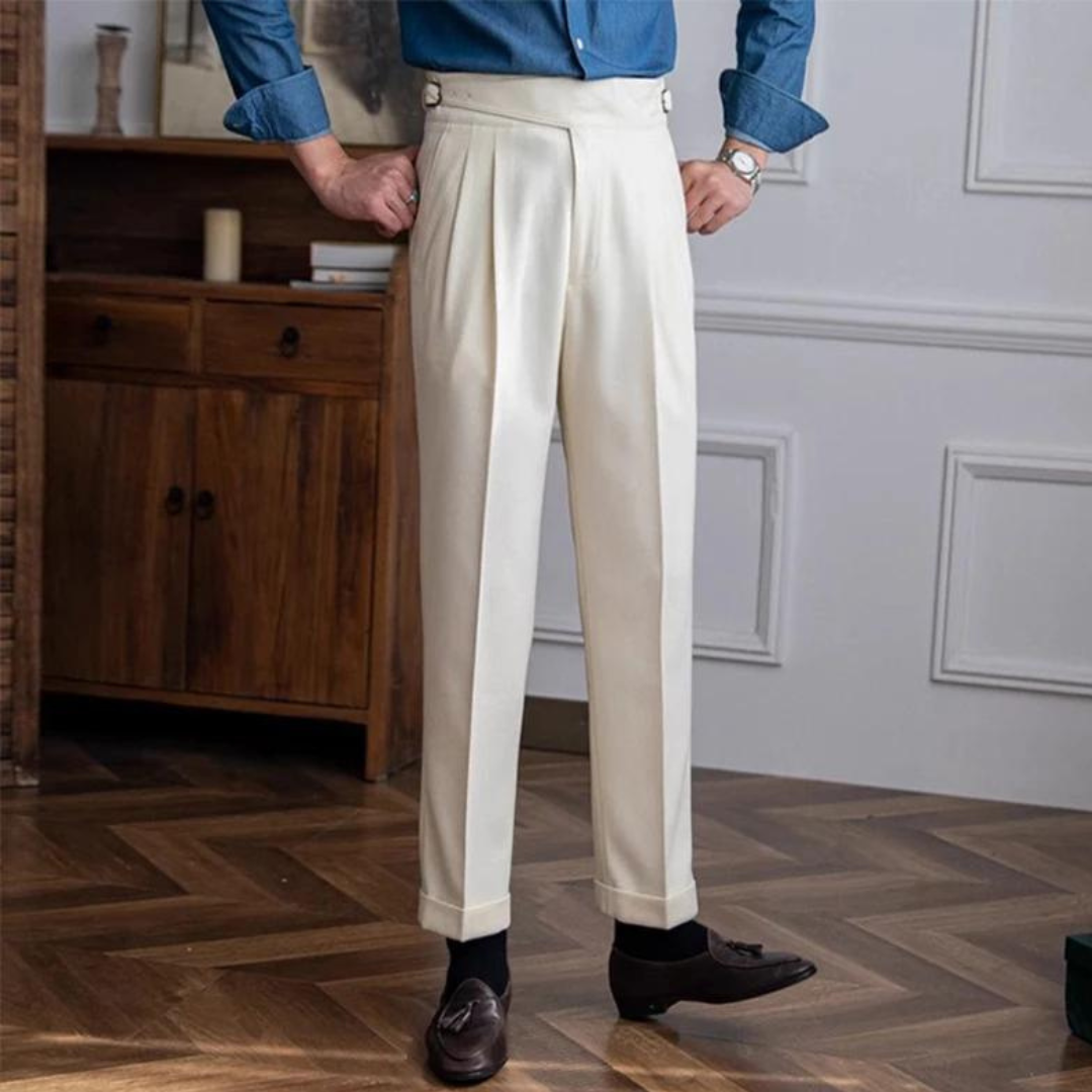 Levoire | Pantalon Homme Avec Un Grand Confort De Port Pantalon En Tissu Élégant Pour Le Quotidien Et Le Bureau