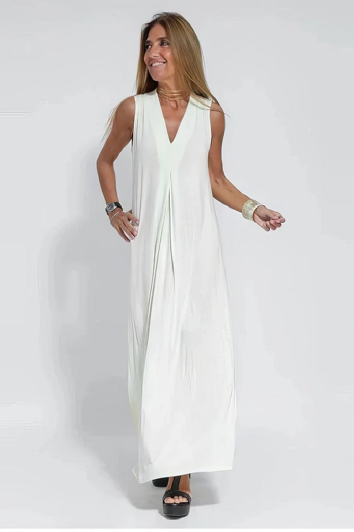 Levoire | Robe Avec Cardigan Assorti Blanc