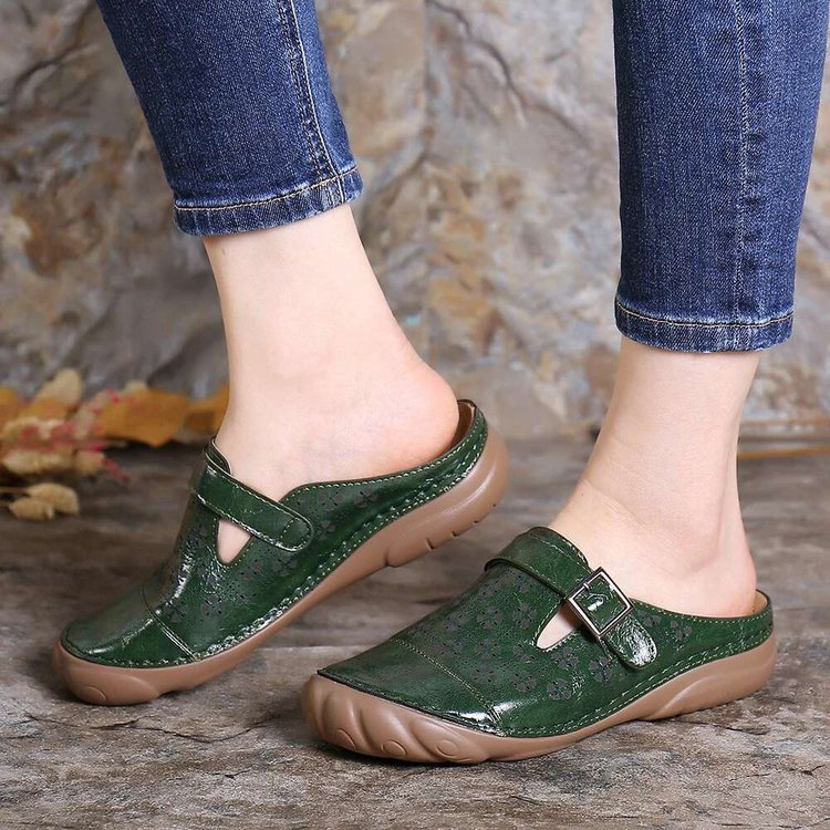 Levoire | Lett Glidefritt Shoes With Padded Support For Comfort Vert