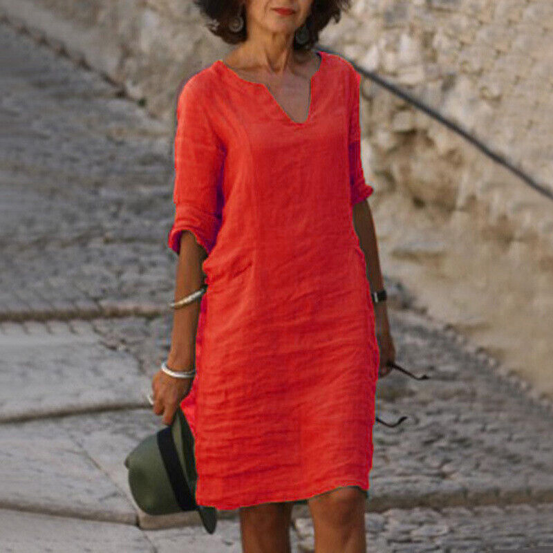Levoire | Robe Femme Robe Confortable Avec Un Design Intemporel Pour Le Quotidien Et Les Occasions Spéciales Rot