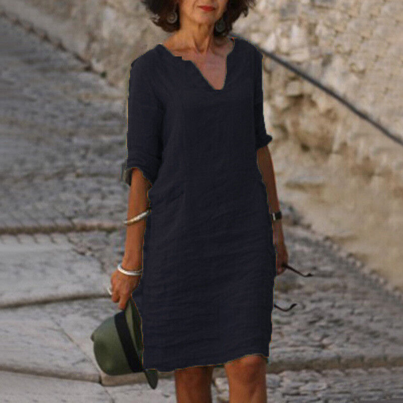 Levoire | Robe Femme Robe Confortable Avec Un Design Intemporel Pour Le Quotidien Et Les Occasions Spéciales Noir