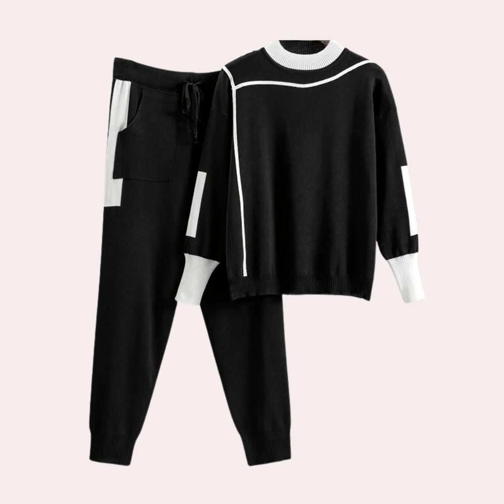 Levoire | Ensemble tricot deux pièces femme Noir