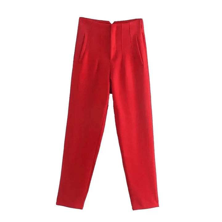 Levoire | Pantalon Classique Chic Femme Rot