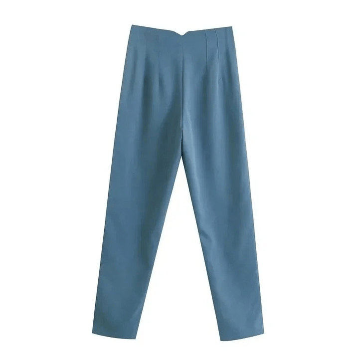 Levoire | Pantalon Classique Chic Femme Bleu