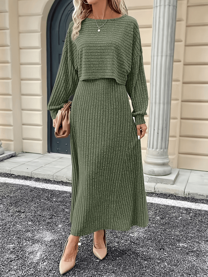Levoire | Ensemble Vert Tricot Deux Pièces 2XL