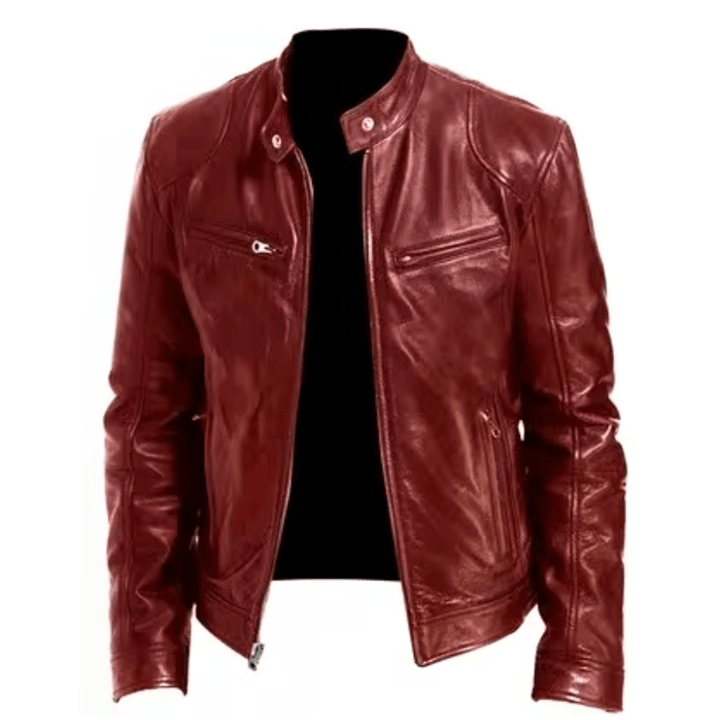 Levoire | Veste en cuir pour hommes Design classique et confortable Rot