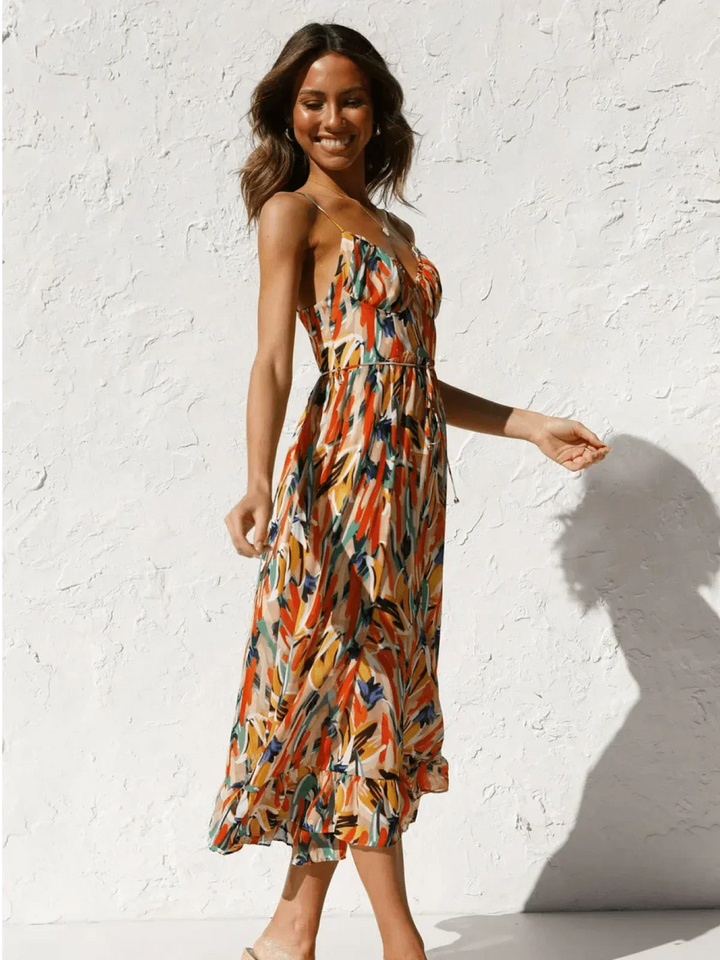 Levoire | Robe Midi Colorée