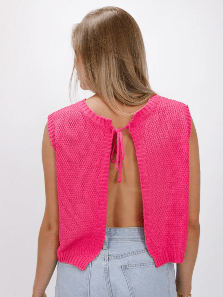 Levoire | Haut Tricot Doux Débardeur Pullover Femme Gilet