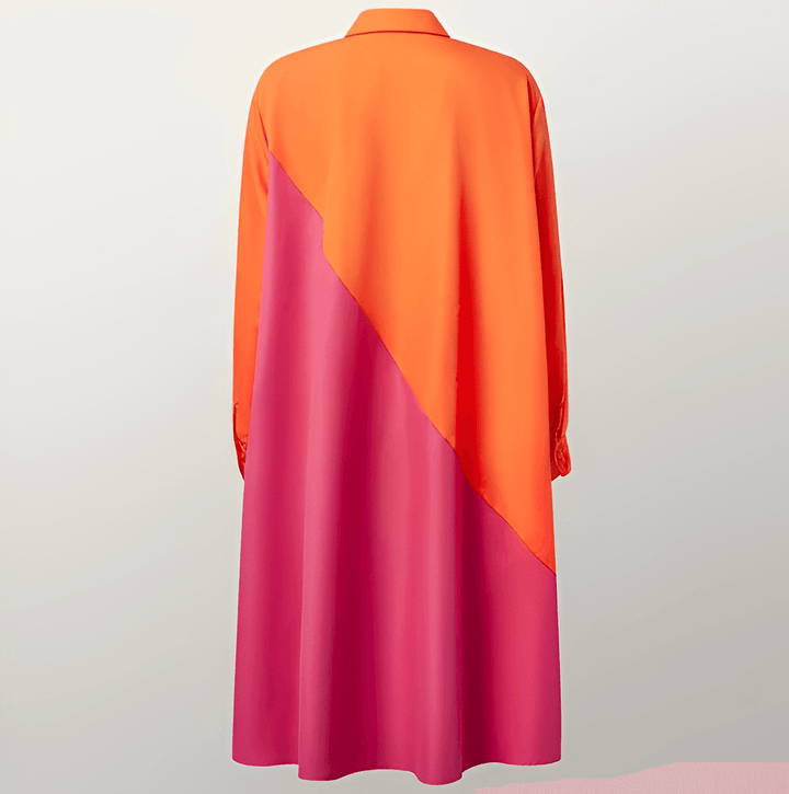 Levoire | Robe Chemise Élégante Avec Col Rabattu