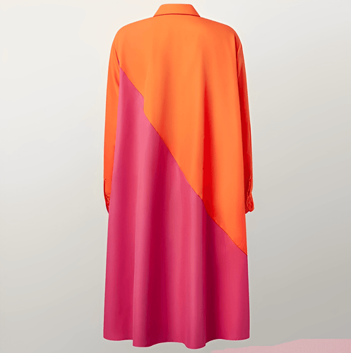Levoire | Robe Chemise Élégante Avec Col Rabattu