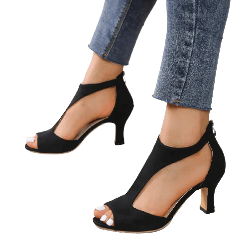 Levoire | Sandales À Talons Tendance Noir