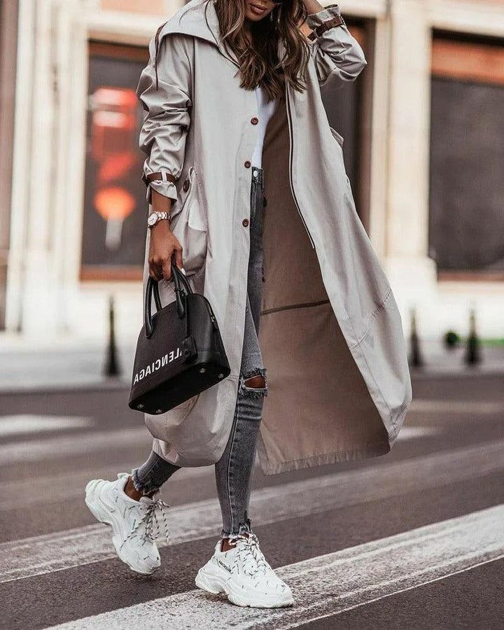 Levoire | Veste Élégante Longue D'Été Gris
