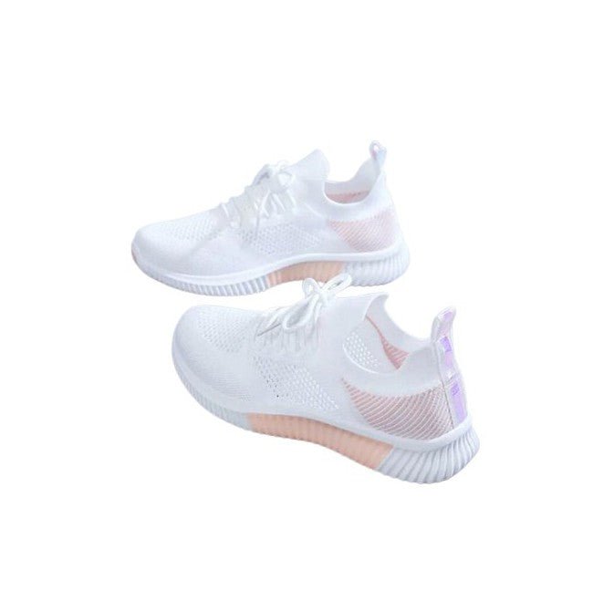 Levoire | Baskets Pour Femmes Avec Un Bon Ajustement Blanc Rose