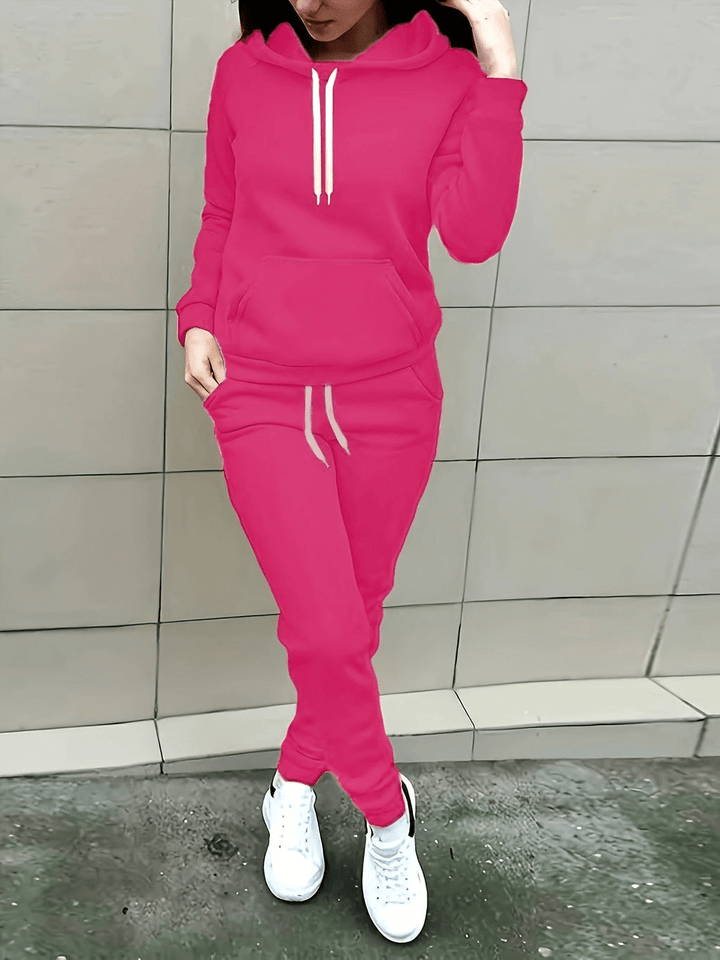 Levoire | Sweat Jogging Décontracté Femme Rosa