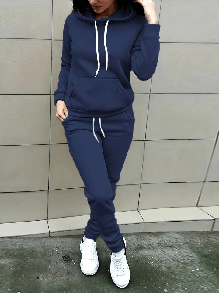 Levoire | Sweat Jogging Décontracté Femme Bleu
