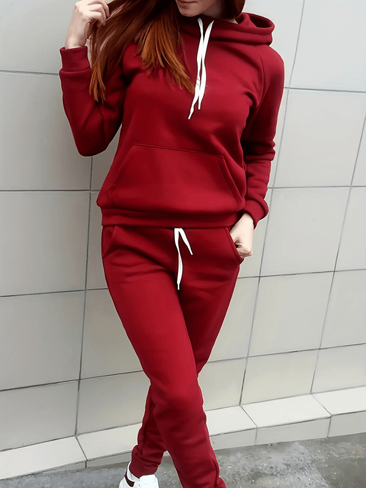 Levoire | Sweat Jogging Décontracté Femme Rot