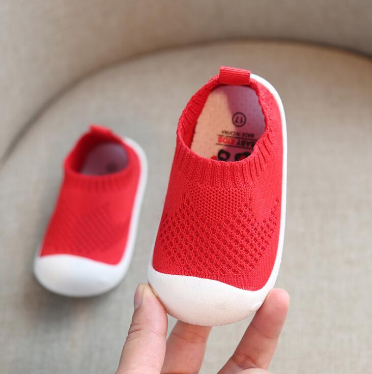 Levoire | Chaussures Pour Bébé Antidérapantes Élastiques Rouge