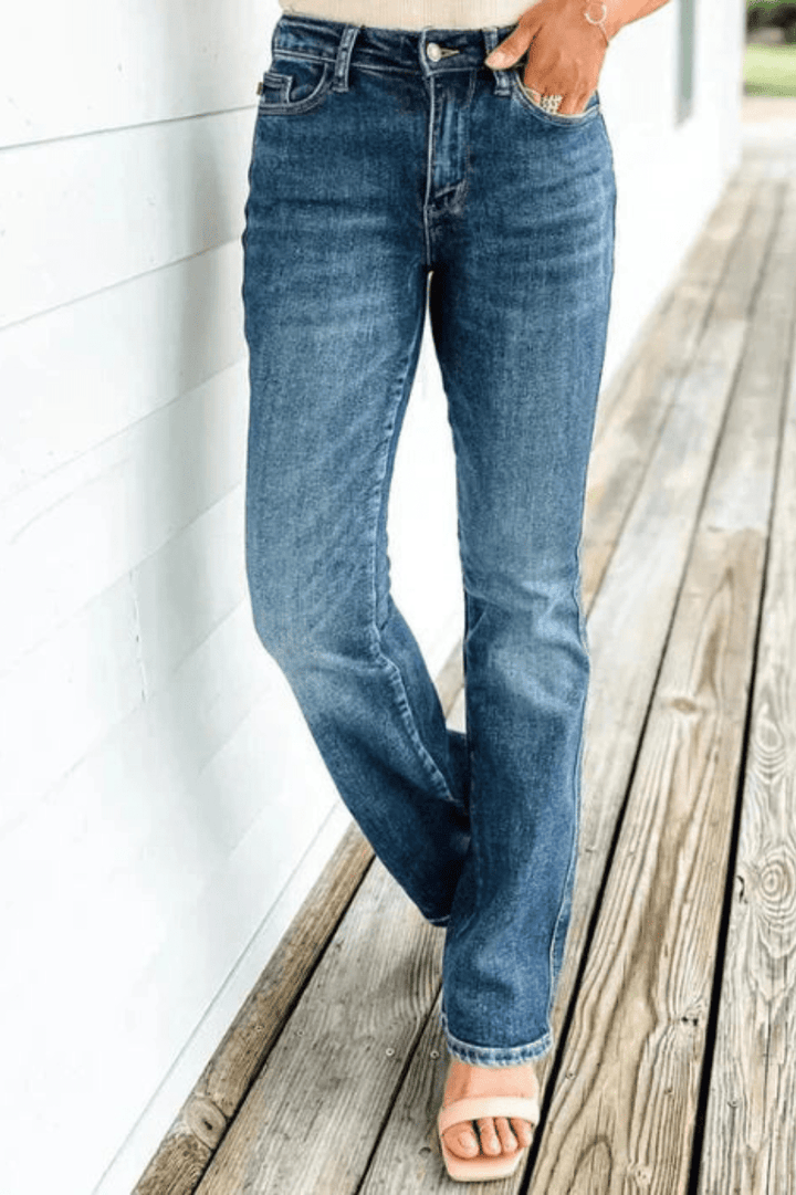 Levoire | Jean Bootcut Vintage Femme Bleu foncé