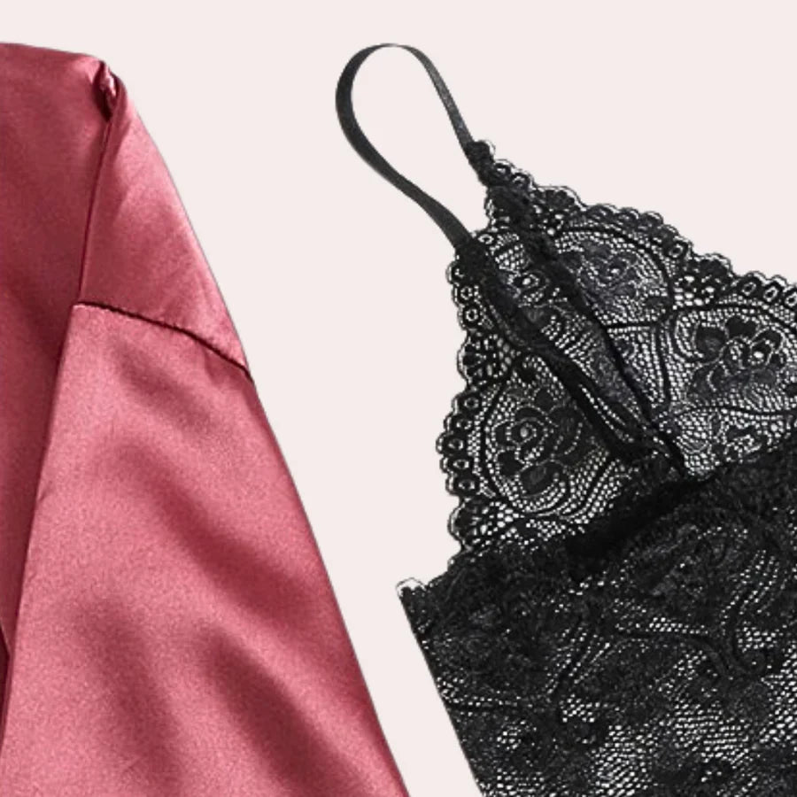 Levoire | Ensemble De Nuit Luxueux 4 Pièces Pour Femmes