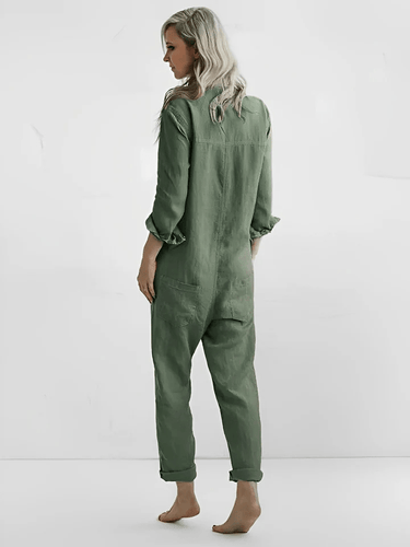 Levoire | Combinaison verte élégante femme