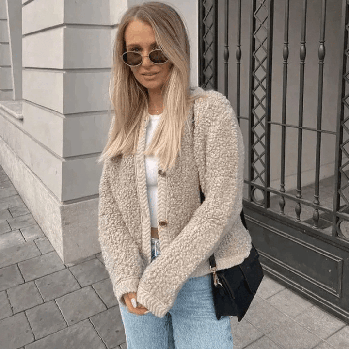 Levoire | Cardigan teddy doux femme