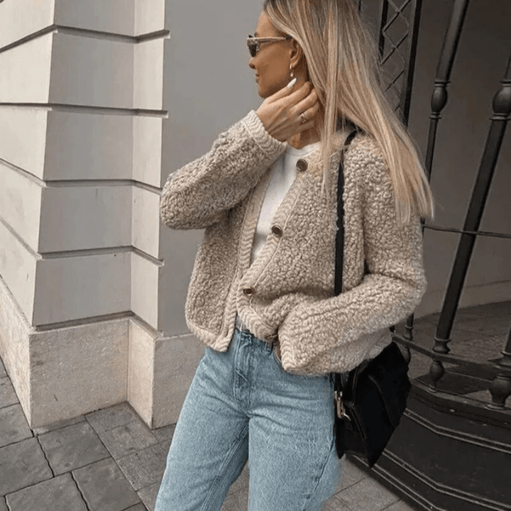 Levoire | Cardigan teddy doux femme